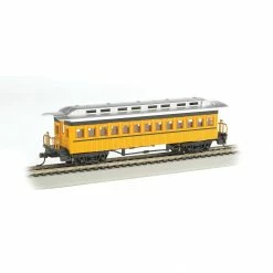 Bachmann Industries HO 1860-1880 Coach Yellow for Passenger Cars