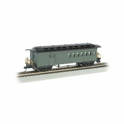 Bachmann Industries HO 1860-1880 Combine Undecorated Green for Passenger Cars