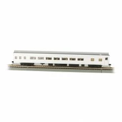 Bachmann Industries HO 85' Smooth Side Coach Undecorated Aluminum for Passenger Cars