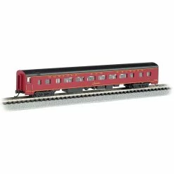 Bachmann Industries N Scale 85' SS Coach Norfolk & Western #1728 for Passenger Cars