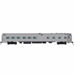 Bachmann Industries HO 85' Dining Car Painted, Unlettered Aluminum for Passenger Cars