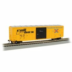 Bachmann Industries HO 50' Outside Braced Box RBOX for Freight Cars