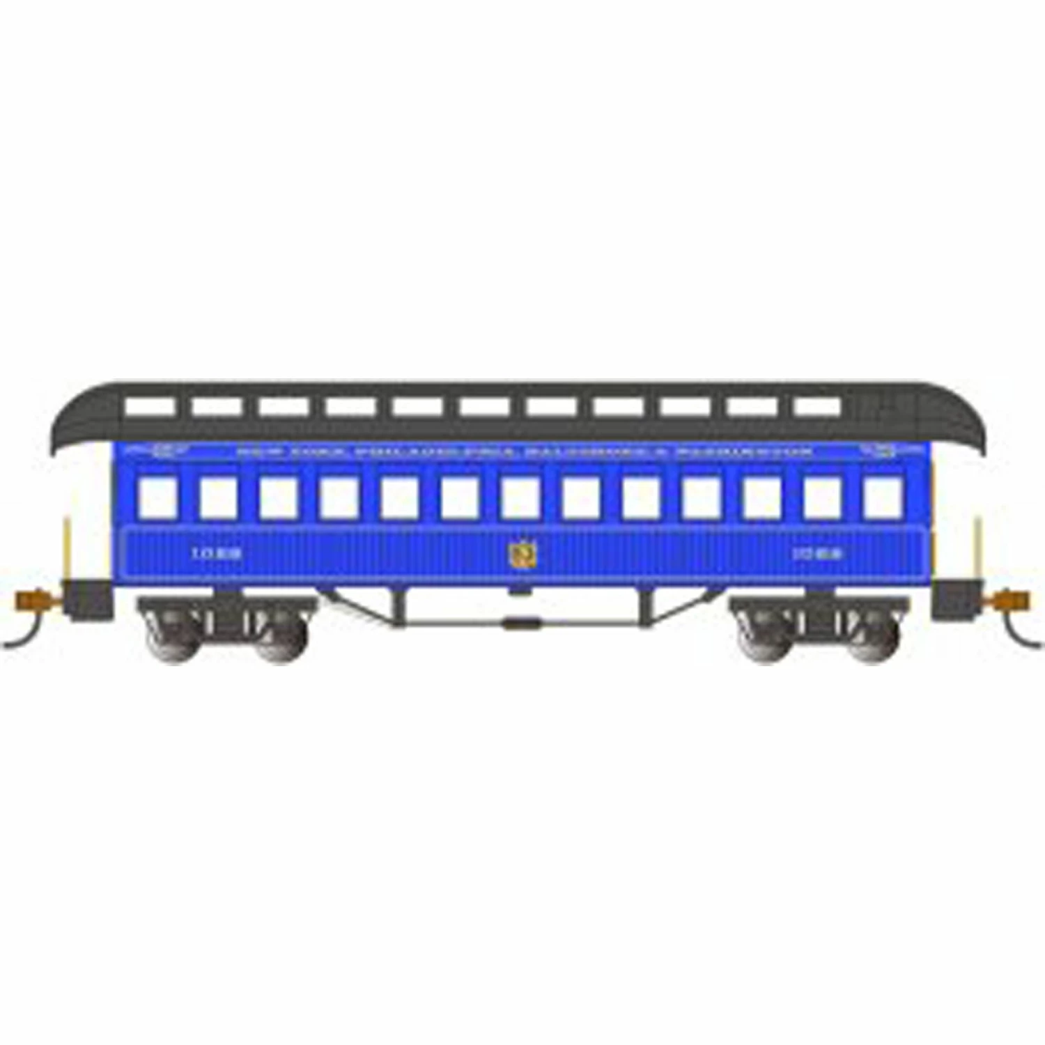 Bachmann Industries HO Old Time Coach B&O Royal Blue for Passenger Cars 1 Bachmann Industries HO Old Time Coach B&O Royal Blue for Passenger Cars