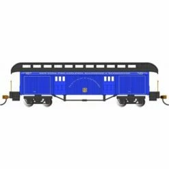 Bachmann Industries HO Old Time Baggage Car B&O Royal Blue for Passenger Cars