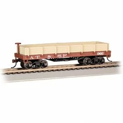 Bachmann Industries HO Old Time Gondola ATSF, #966 for Freight Cars