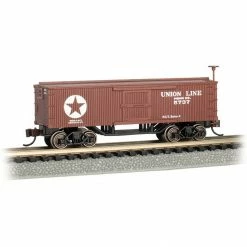 Bachmann Industries N Scale Old Time Box Car Union Line for Freight Cars