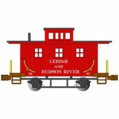 Bachmann Industries N Old Time Caboose L&HR #81 for Freight Cars