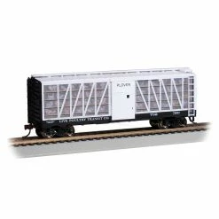 Bachmann Industries HO LIVE POULTRY TRANSIT CO. #732 - PLOVER wTURKEYS for Freight Cars