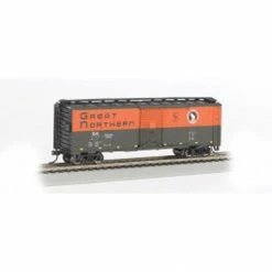 Bachmann Industries HO 40' PS1 Box GN Green Orange #2357 for Freight Cars