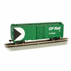 Bachmann Industries HO 40' Box Car CP RAIL #60026, Green for Freight Cars