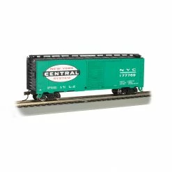 Bachmann Industries HO 40' BOX NEW YORK CENTRAL #177769 - JADE GREEN for Freight Cars