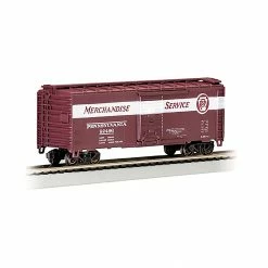 Bachmann Industries HO 40' BOX PENNSYLVANIA RAILROAD #92496 for Freight Cars