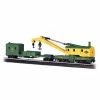 Bachmann Industries HO 250-Ton Steam Crane with Boom Tender, RDG for Freight Cars