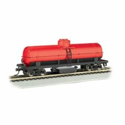 Bachmann Industries HO Track Cleaning Tank Car, Oxide Red for Freight Cars