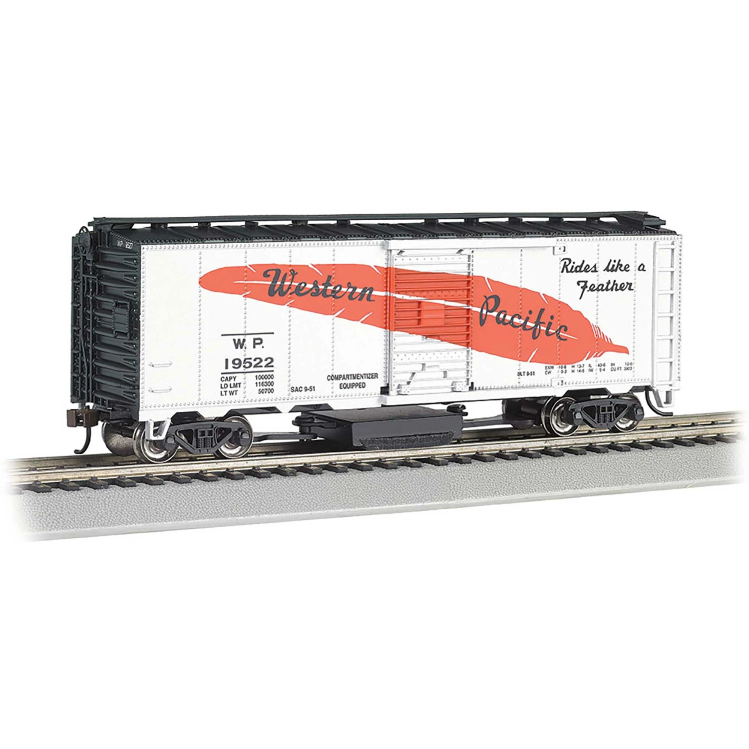 Bachmann Industries HO TRACK CLEANING CAR WP #19522 - SILVER for Track & Accessories 1 Bachmann Industries HO TRACK CLEANING CAR WP #19522 - SILVER for Track & Accessories