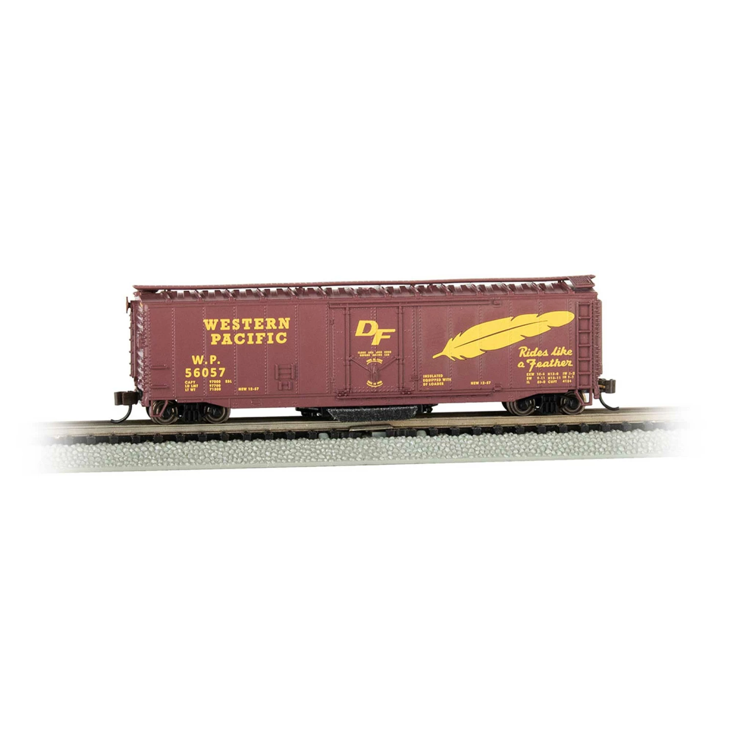 Bachmann Industries N 50' Plug Box WP for Freight Cars 1 Bachmann Industries N 50' Plug Box WP for Freight Cars