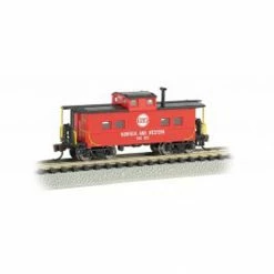 Bachmann Industries N NE Steel Caboose N&W Red #500825 for Freight Cars