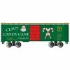 Bachmann Industries HO 40' PS-1 Box Claus Candy Cane Co for Freight Cars
