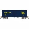 Bachmann Industries N 40' Steel Box Wabash Blue for Freight Cars