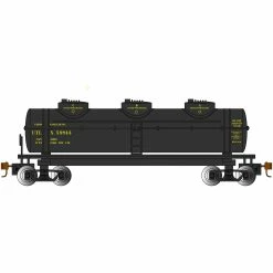 Bachmann Industries HO 40' 3-Dome Tank UTLX #59814 for Freight Cars