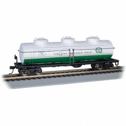 Bachmann Industries HO 40' Three Dome Tank Car, Quaker State #721 for Freight Cars