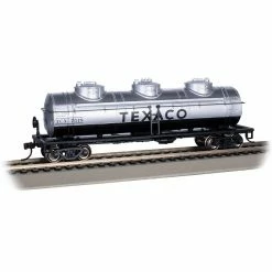 Bachmann Industries HO 40' Three Dome Tank Car, Texaco #7518 for Freight Cars