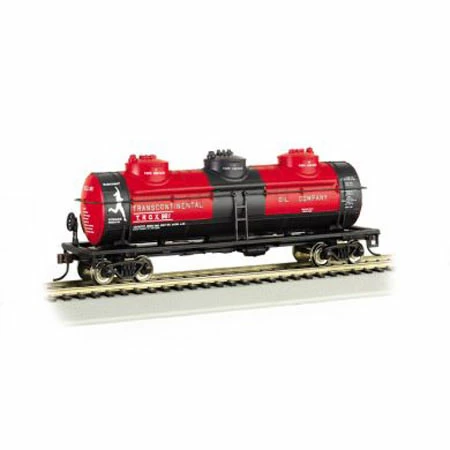 Bachmann Industries HO 40' 3-Dome Tank, Trans Oil Company for Freight Cars 1 Bachmann Industries HO 40' 3-Dome Tank, Trans Oil Company for Freight Cars