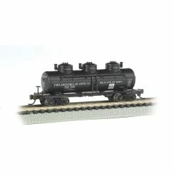 Bachmann Industries N 3-Dome Tank, Philadelphia Quartz for Freight Cars