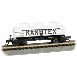 Bachmann Industries N SCALE 3 Dome Tank Car Kanotex #879 for Freight Cars