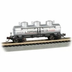 Bachmann Industries N SCALE 3 Dome Tank Car L.Foppiano Wine Co. #1112 for Freight Cars