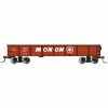 Bachmann Industries HO 40' Gondola Monon #3301, Oxide Red for Freight Cars