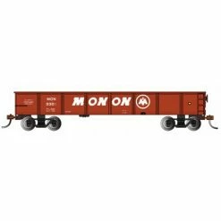 Bachmann Industries HO 40' Gondola Monon #3301, Oxide Red for Freight Cars