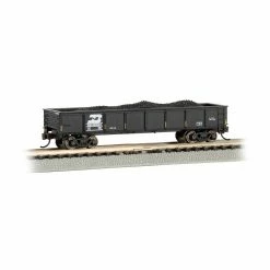 Bachmann Industries N 40' Gon BN, Black for Freight Cars