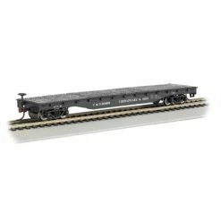 Bachmann Industries HO 52' Flat, C&O for Freight Cars