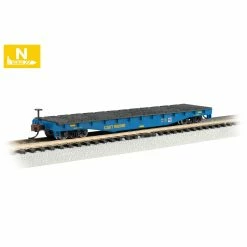 Bachmann Industries N 52' Flat Car CSX, #602360 for Freight Cars