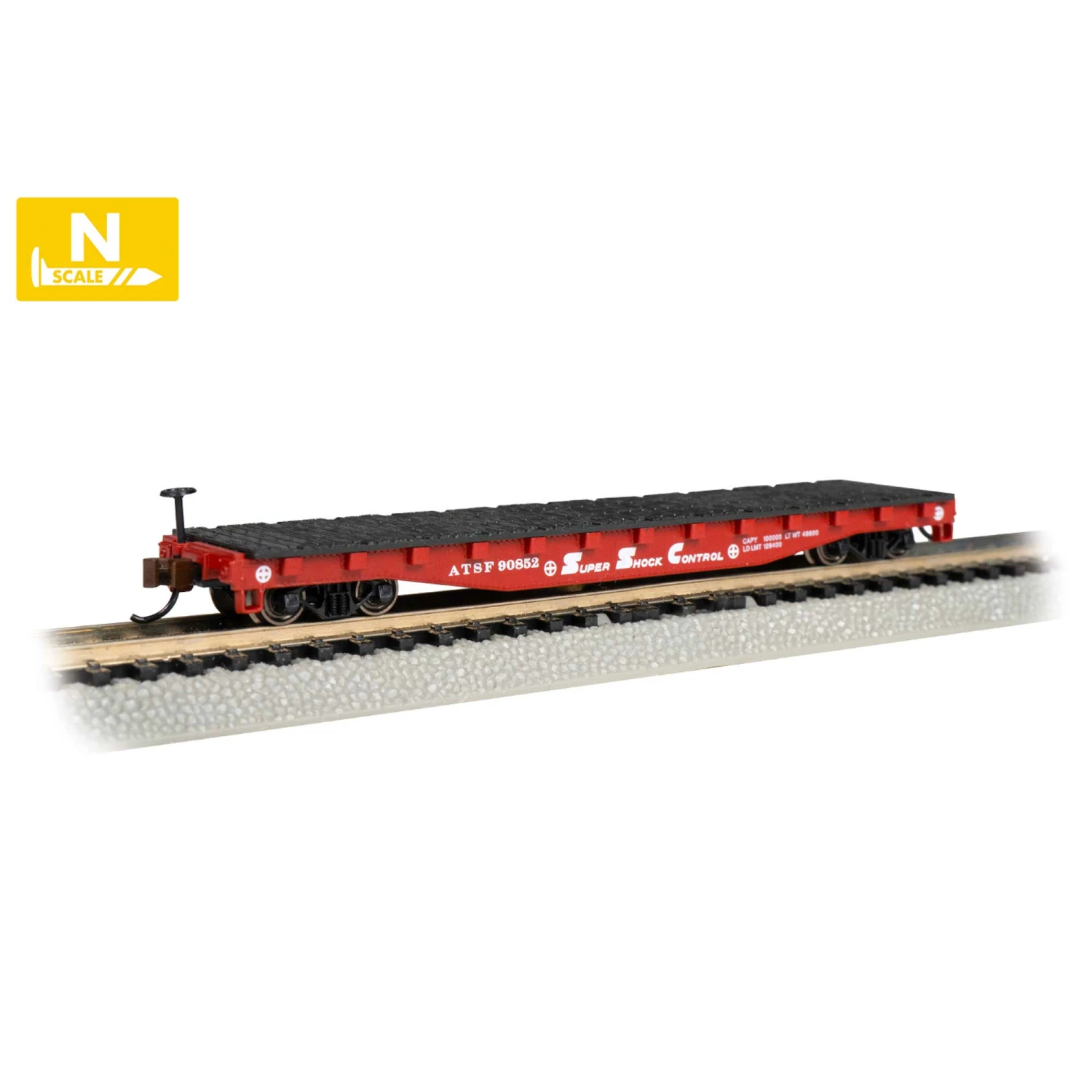 Bachmann Industries N 52' Flat Car Union Pacific, #58259 for Freight Cars 1 Bachmann Industries N 52' Flat Car Union Pacific, #58259 for Freight Cars