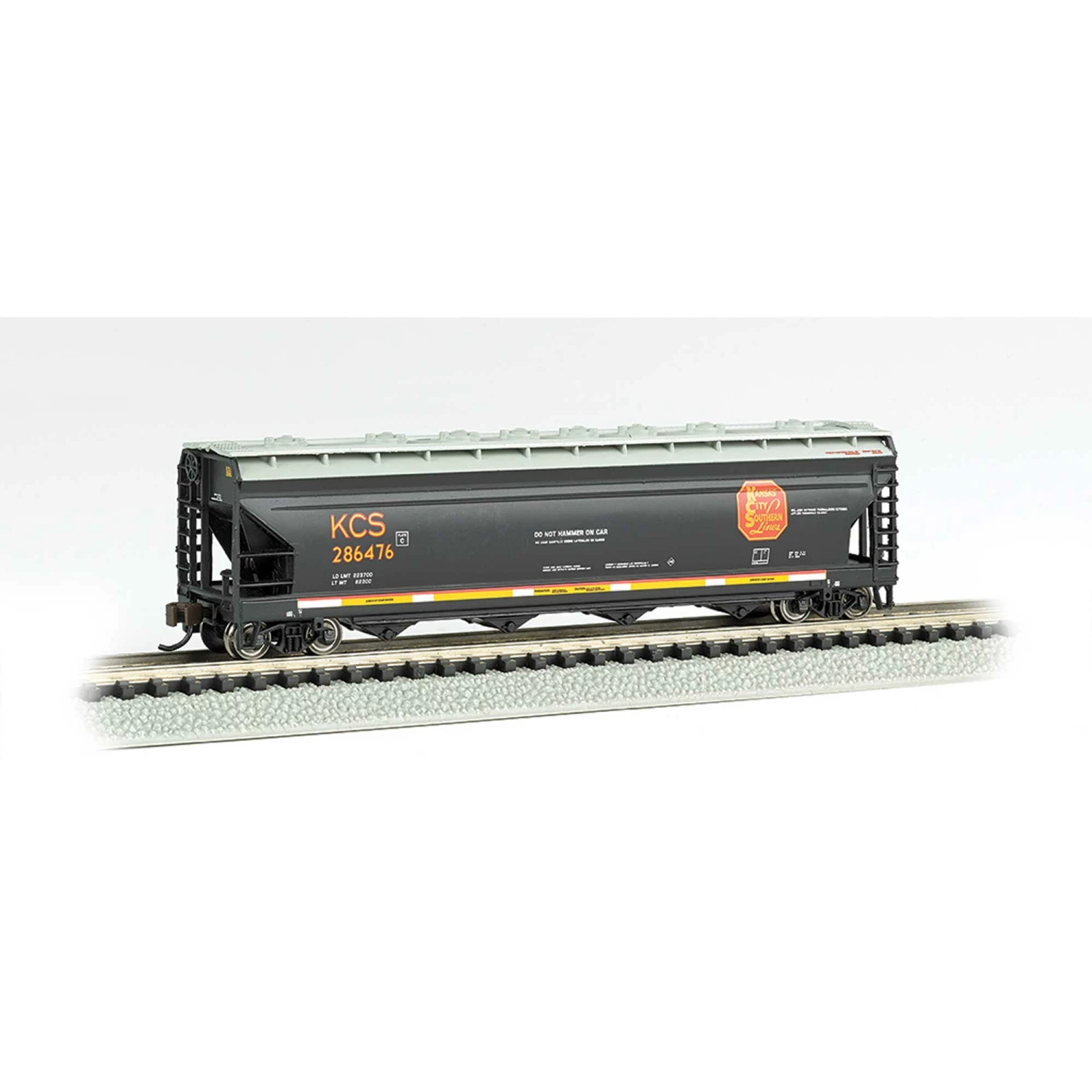 Bachmann Industries N ACF 56' 4-Bay Center Flow Hopper KCS #286476 for Freight Cars 1 Bachmann Industries N ACF 56' 4-Bay Center Flow Hopper KCS #286476 for Freight Cars