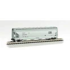 Bachmann Industries N ACF 56' 4-Bay Center Flow Hopper CSX #256436 for Freight Cars