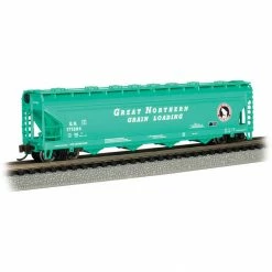 Bachmann Industries N Scale Hopper Great Northern #27429, Glacier Green for Freight Cars