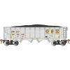 Bachmann Industries HO 40' QUAD CSX #141944 (gray & yellow) for Freight Cars