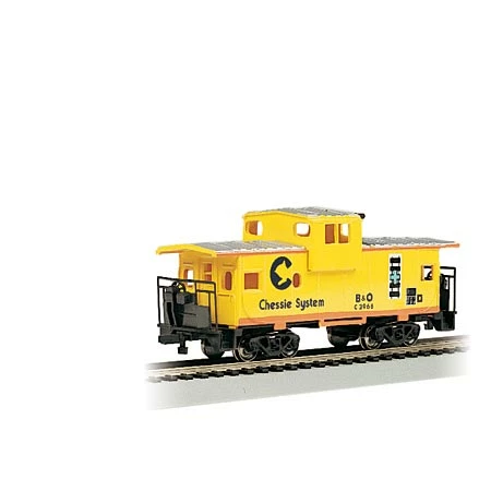 Bachmann Industries HO 36' Wide Vision Caboose, Chessie for Freight Cars 1 Bachmann Industries HO 36' Wide Vision Caboose, Chessie for Freight Cars
