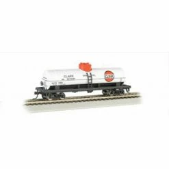 Bachmann Industries HO 40' 1-Dome Tank Clark #9485 for Freight Cars
