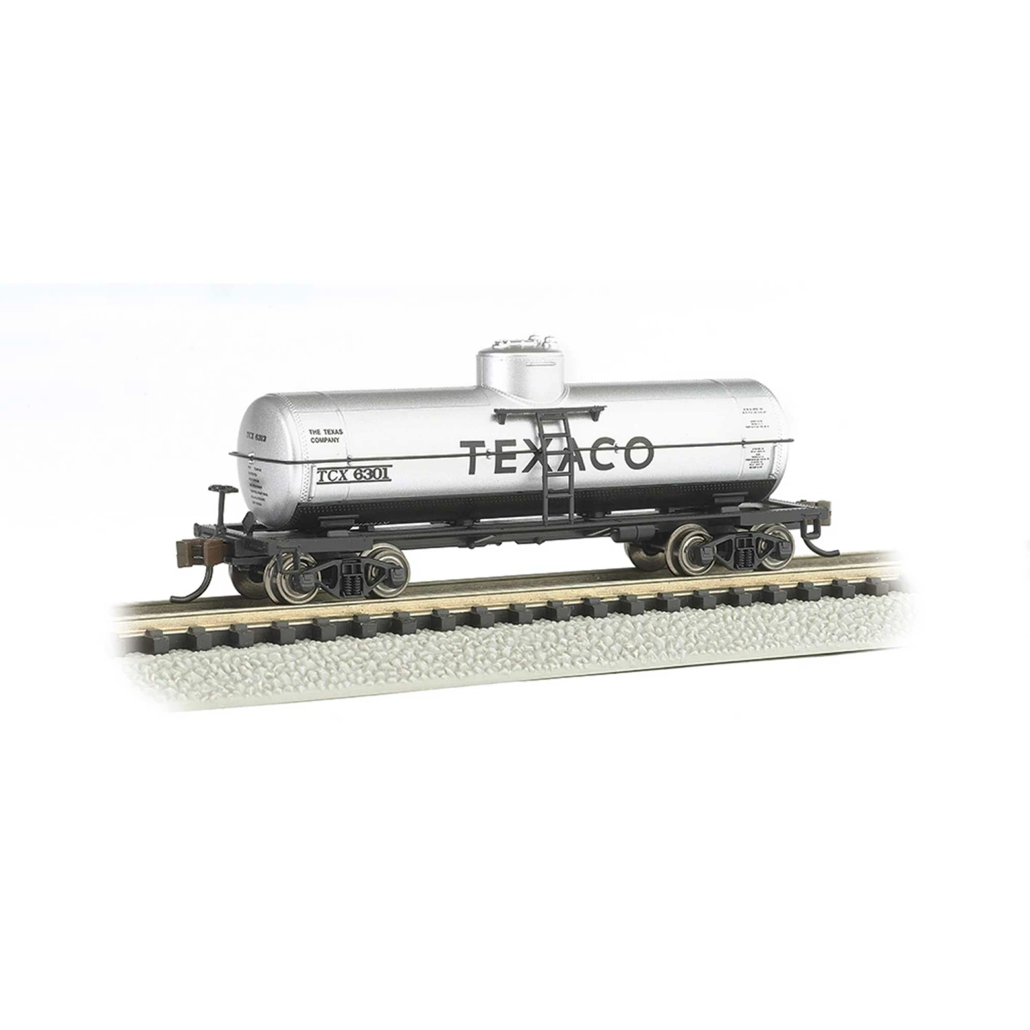Bachmann Industries N 36'6" 1-Dome Tank Texaco #6301 for Freight Cars 1 Bachmann Industries N 36'6" 1-Dome Tank Texaco #6301 for Freight Cars