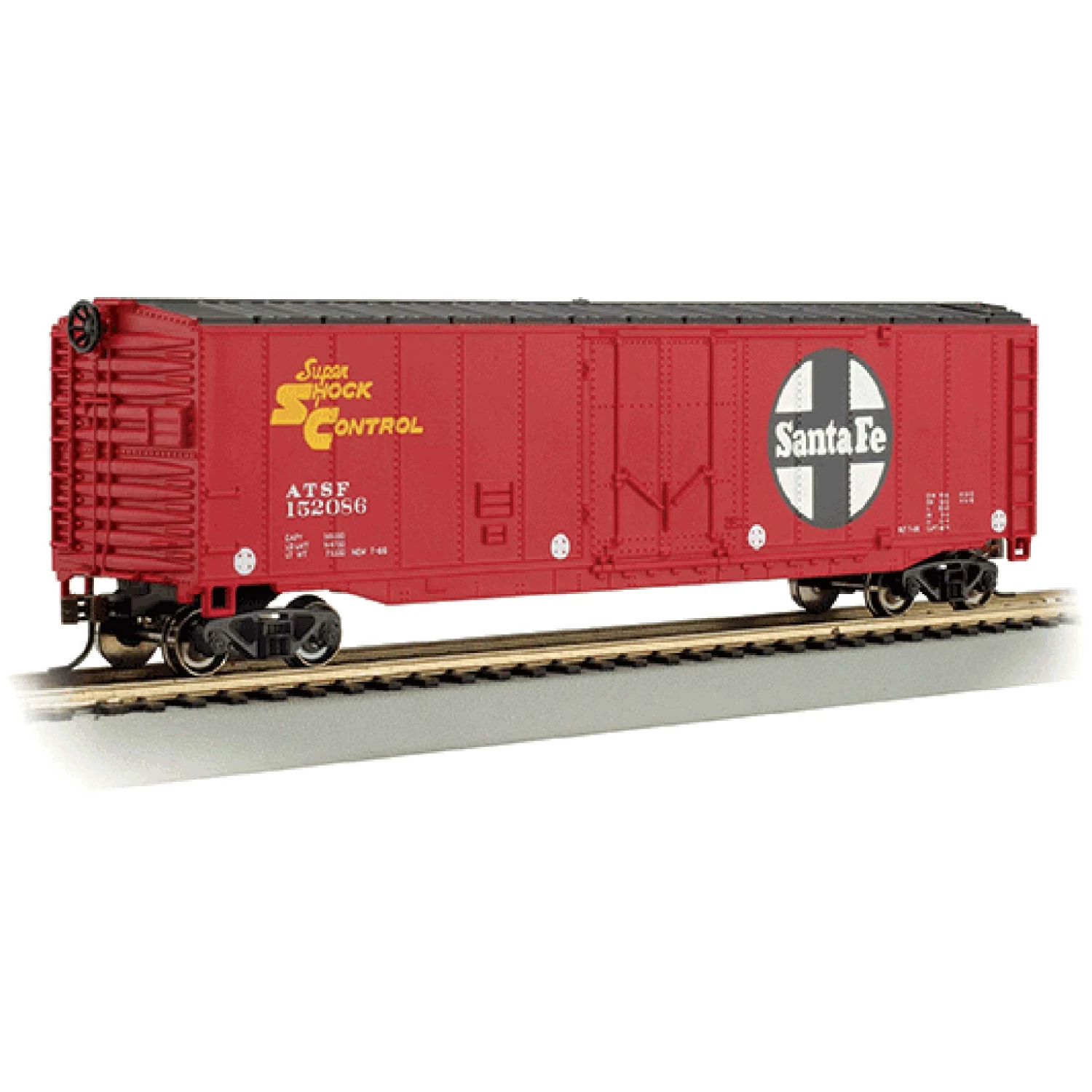 Bachmann Industries HO 50' PLUG DOOR BOX CAR SANTA FE #152086 for Freight Cars 1 Bachmann Industries HO 50' PLUG DOOR BOX CAR SANTA FE #152086 for Freight Cars