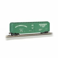 Bachmann Industries HO 50' Plug Door Box, GM&O for Freight Cars