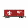 Bachmann Industries HO HC Box with Sliding Door ATSF, Santa Fe for Freight Cars