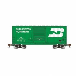 Bachmann Industries HO HC Box with Sliding Door ATSF, Green for Freight Cars