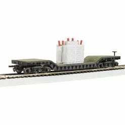 Bachmann Industries HO 52' Depressed Center Flat with Transformer for Freight Cars