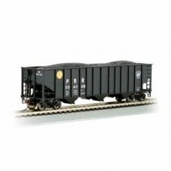 Bachmann Industries HO 100-Ton 3-Bay Hopper PRR Yellow Ball #226136 for Freight Cars