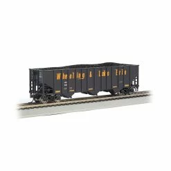 Bachmann Industries HO 100T 3Bay Hopper W&LE #606 for Freight Cars